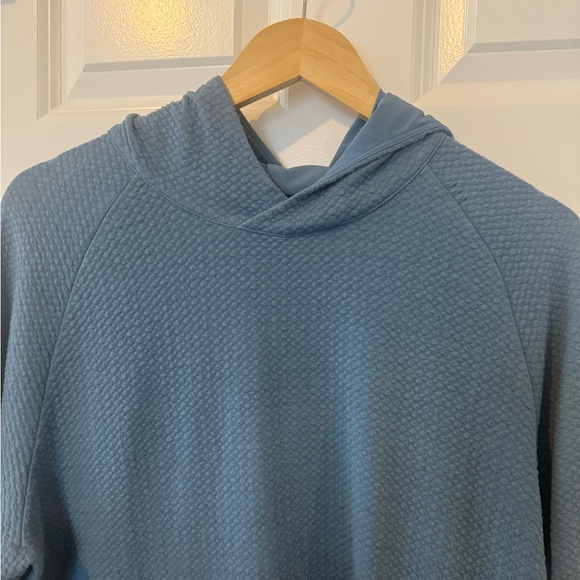 Lululemon Men’s At Ease Hoodie Blue Double-Knit Size Large - Picture 5 of 10